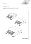 Mettler Toledo ICS425d-XS User manual