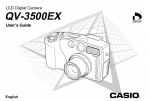 Casio QV-3500EX User`s manual