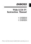 DiBoss LT-40H6LVH Instruction manual