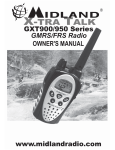 Midland GTX950 Owner`s manual