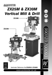 Axminster ZX25M User manual