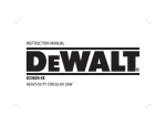DeWalt D23620-XE Instruction manual