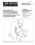 Reliable Single Interlock Preaction System Specifications