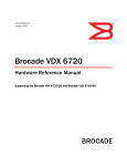 Brocade Communications Systems VDX 6720 Technical data