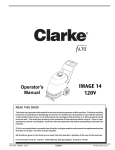 Clarke Alto Extractor Tools Operator`s manual