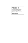 Advantech PCM-5864L User`s manual