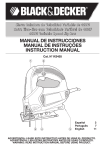 Black & Decker KS600E Instruction manual
