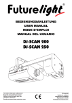 American DJ DJ Scan 250 EX User manual