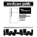 Whirlpool ET16JM Specifications