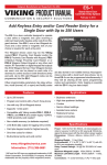 Viking ES-3 Product manual