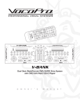 VocoPro DVX-780K Owner`s manual