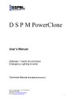 DSPM Defender III User`s manual