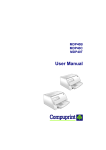 Compuprint MDP30FB User manual