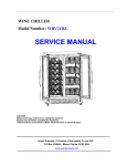 Avanti WBV21DZ Service manual