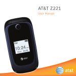 AT&T Multimedia Cell Phone User manual