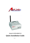 Airlinkplus APSUSB201W Installation guide