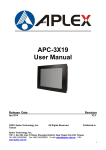 Aplex APC-3519 User manual