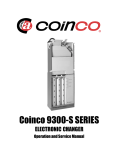 Coinco 9300-S Series Service manual