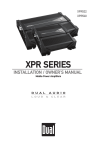 Dual XPR540 Owner`s manual