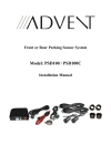 Audiovox PSD100C Installation manual