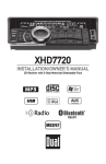 Dual XHD7720 User`s manual