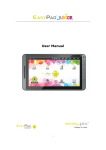 Easypix EasyPad Junior User manual