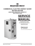 Bradford White 30A Service manual