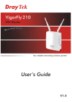 Draytek VigorFly 210 User`s guide