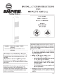 Empire DVC-35-1SPP Owner`s manual