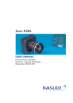 Basler A501k User`s manual