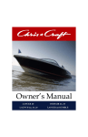 Chris-Craft Launch 22 Owner`s manual