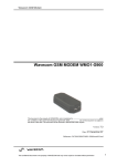 Wavecom G900 User manual