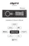 Axxera XDMA7600 Owner`s manual