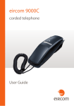 Eircom 9000 User guide