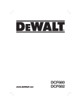 DeWalt DCF680 Technical data