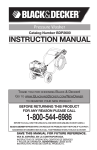 Black & Decker BDP2600 Instruction manual