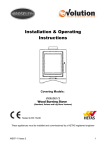 Broseley eVolution 26 Operating instructions