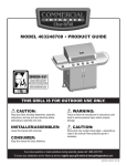 Char-Broil COMMERICAL 463248708 Product guide