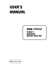 protech PMB-1751LF M1 User`s manual