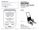 Craftsman 917.4791B Owner`s manual