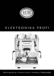 ECM ELEKTRONIKA PROFI Instruction manual