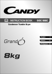 Candy GOC 580C Specifications