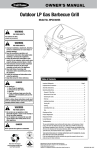 Uniflame WAF1060W-C Owner`s manual