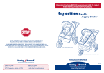 Baby Trend Expedition Instruction manual