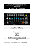 AudioControl BVD-10 Installation manual