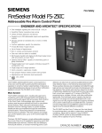 Siemens FS-250 Specifications