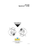 Chauvet ART-575W-Spectrum User manual