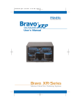 Primera Bravo XR User`s manual