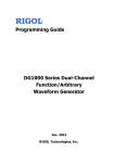 Rigol DG1000 Series Specifications