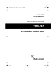 Radio Shack CT-502 Owner`s manual
